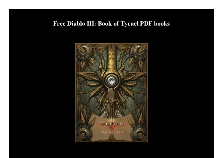 diablo 3 book of tyrael download -amazon